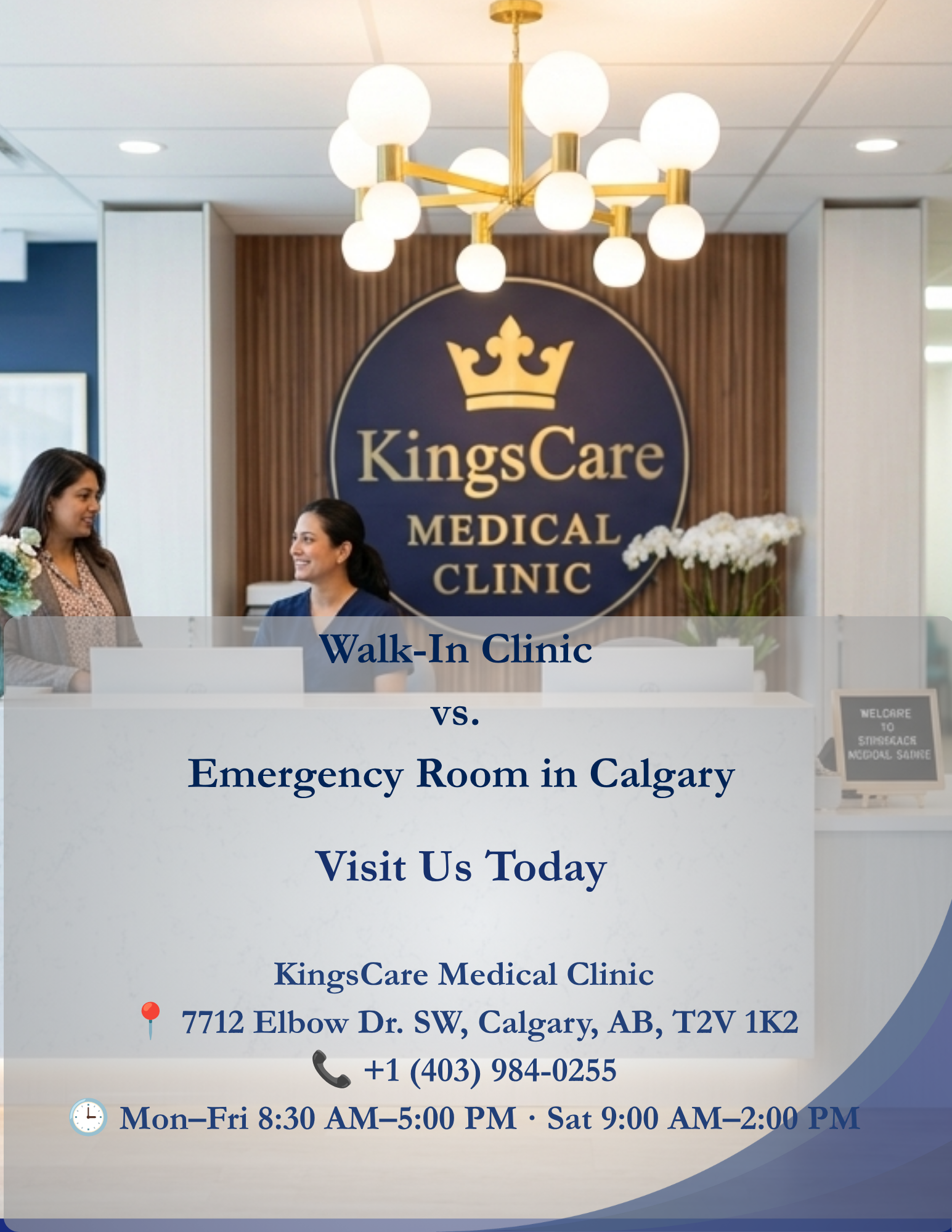 Walk-In Clinic vs. Emergency Room in Calgary: When to Choose Each